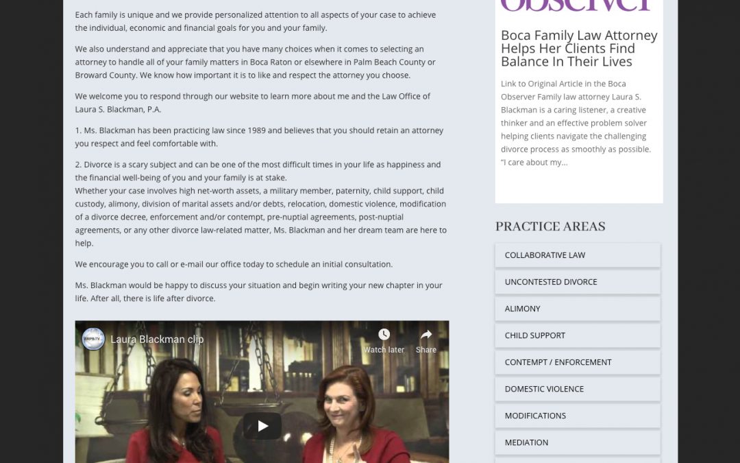 Law Offices of Laura S. Blackman, P.A.